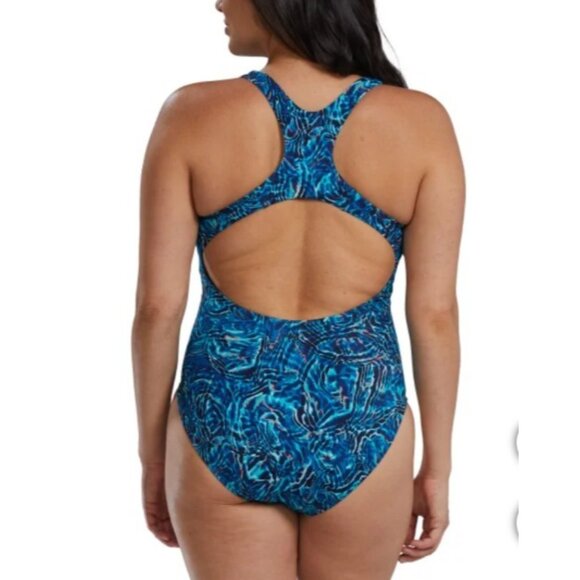 TYR Womens One Piece Swimsuit Size Medium Controlfit Chlorine Resistant UPF 50+ - Picture 3 of 9